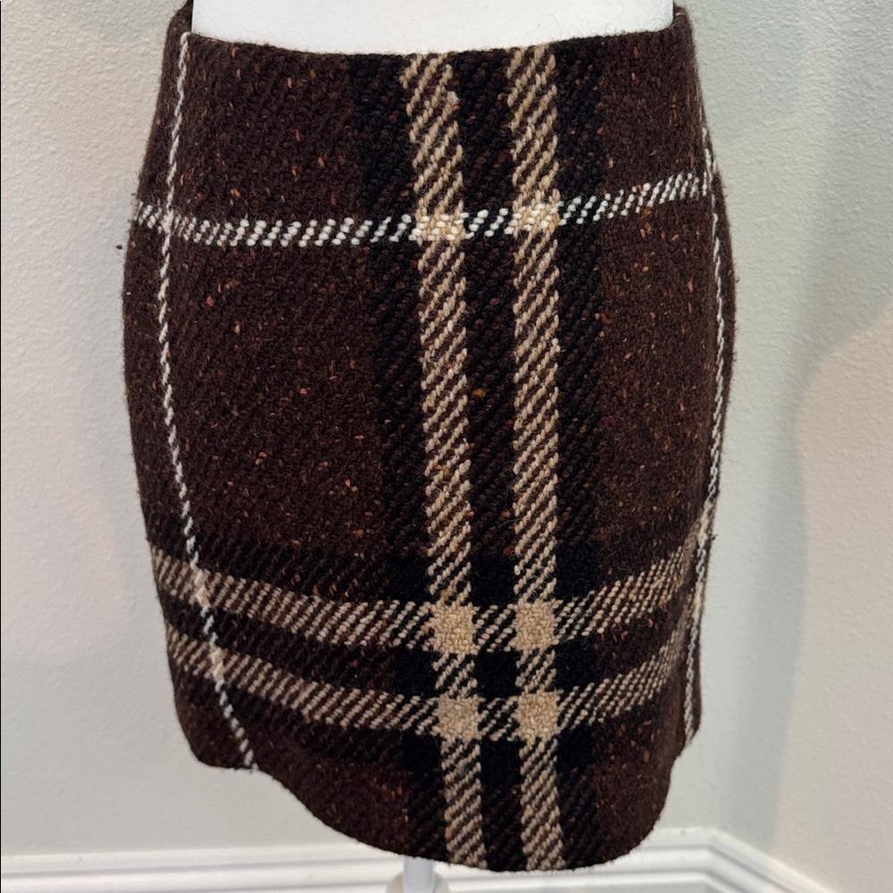 Authentic Burberry Vintage Plaid Skirt